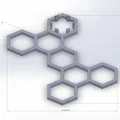 Khung hỗ trợ cây cảnh hình lục giác (Hexagonal Plant Supports) in 3D - Thumbnail 3