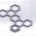 Khung hỗ trợ cây cảnh hình lục giác (Hexagonal Plant Supports) in 3D - Thumbnail 4