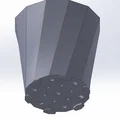 Chậu cây đa giác trang trí bàn làm việc cực đẹp (Angled Plant Pot) - Thumbnail 2