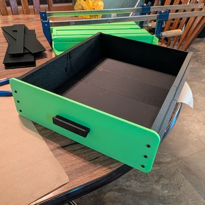 Chân đế kèm ngăn kéo cho máy in Flashforge AD5M