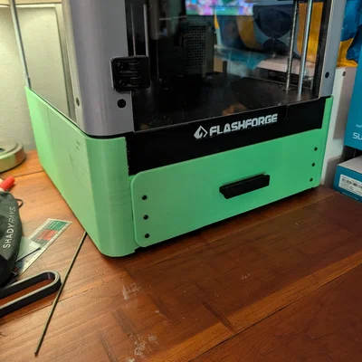 Chân đế kèm ngăn kéo cho máy in Flashforge AD5M