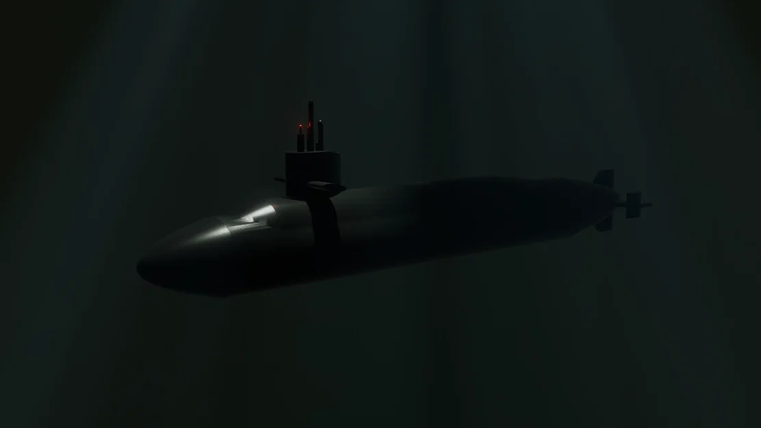 Mô hình tàu ngầm USS Michigan 727 SSBN - Image 7