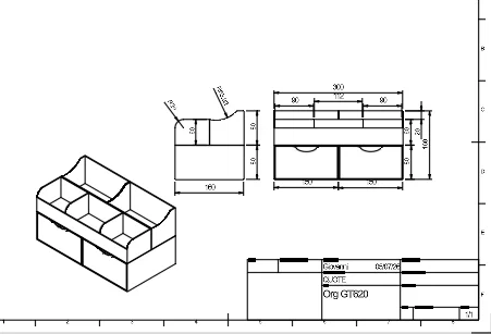 Khay Tổ Chức Đồ Dùng Đa Năng GT620 (In 3D) - Image 5