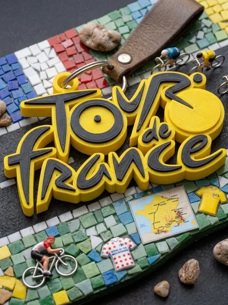 Móc khóa Tour de France 26 - Phụ kiện độc đáo cho fan xe đạp - Image 1