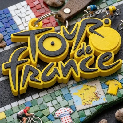 Móc khóa Tour de France 26 - Phụ kiện độc đáo cho fan xe đạp