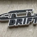 Móc khóa Drift (Portachiavi Drift) - Mẫu in 3D cho tín đồ xe đua - Thumbnail 3