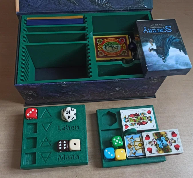 Khay đựng thẻ bài Sorcery TCG: Gothic Box Insert 3D cực gọn - Image 1