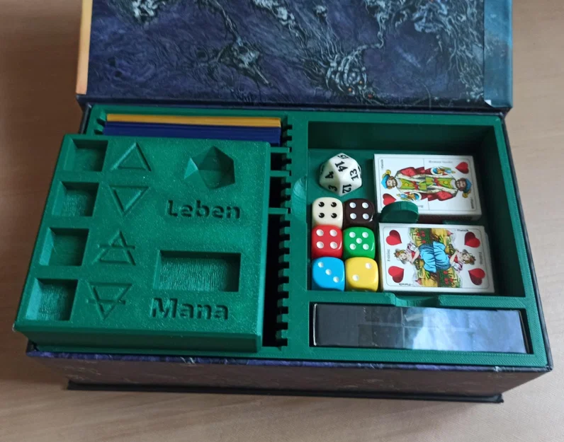 Khay đựng thẻ bài Sorcery TCG: Gothic Box Insert 3D cực gọn - Image 3