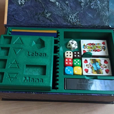 Khay đựng thẻ bài Sorcery TCG: Gothic Box Insert 3D cực gọn