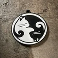 Móc khóa mèo Âm Dương (Portachiavi Gatti) in 3D độc đáo - Thumbnail 3