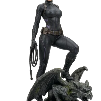 Mô hình tượng Catwoman trên gargoyle phong cách Gothic