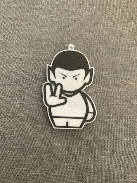 Móc khóa Commander Spock (Star Trek) in 3D độc đáo - Image 4