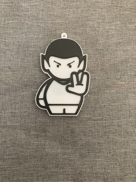 Móc khóa Commander Spock (Star Trek) in 3D độc đáo - Image 5