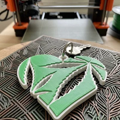 Móc khóa hình trái tim cách điệu Portachiavi Maria Cuore in 3D