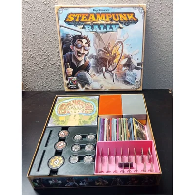 Bộ khay sắp xếp Board Game Steampunk Rally tiện lợi