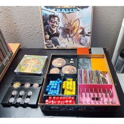 Bộ khay sắp xếp Board Game Steampunk Rally tiện lợi