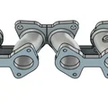 Co góp nạp Intake Weber DCOE40 cho động cơ AKL AFT 1.6L 8V - Thumbnail 5