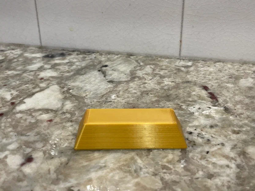 Mô hình thỏi vàng (Gold Bar) trang trí để bàn và đạo cụ DnD đẹp mắt - Image 1
