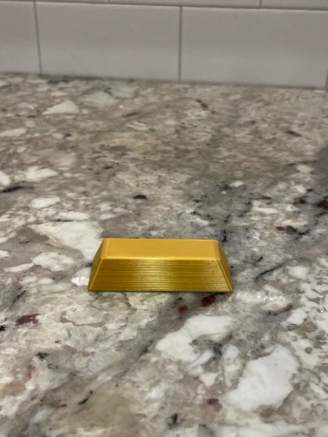 Mô hình thỏi vàng (Gold Bar) trang trí để bàn và đạo cụ DnD đẹp mắt - Image 3