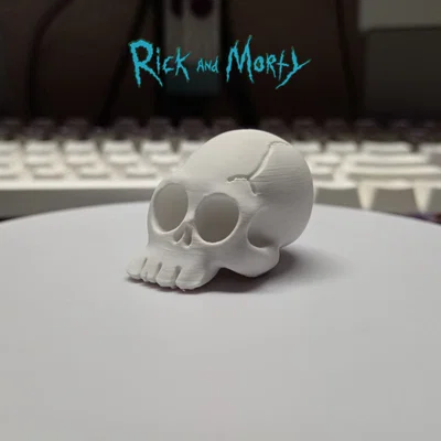 Mô hình hộp sọ trang trí cực chất từ Rick and Morty