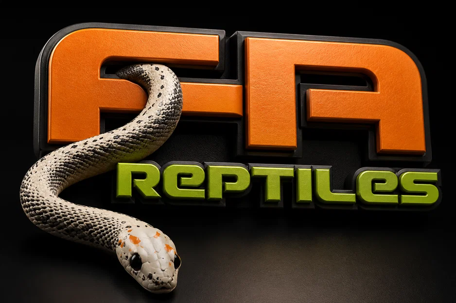 Mô Hình Logo 3D FA Reptiles Trang Trí Độc Đáo - Image 1