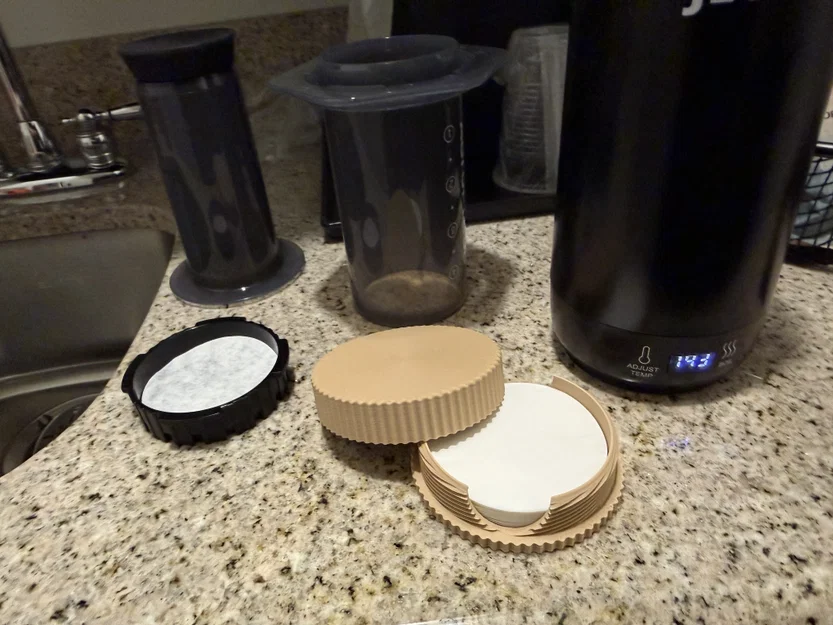 Hộp đựng giấy lọc Aeropress // Mở nhanh - Image 2