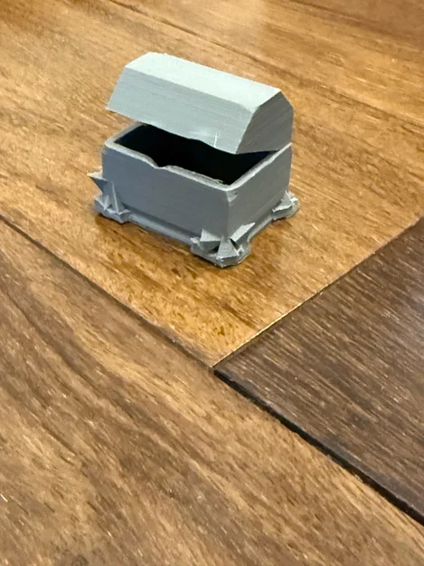 Mô hình rương đá Stylized Stone Chest cho game D&D và trang trí - Image 5