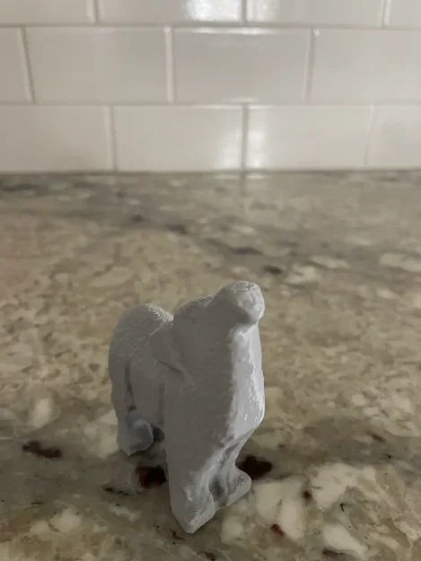 Mô hình tượng sói 3D - Image 3