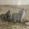 Mô hình tượng sói 3D - Thumbnail 5