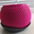 Chậu Cây Hình Học Kèm Đế - Thiết Kế Lưới Hiện Đại - Thumbnail 3