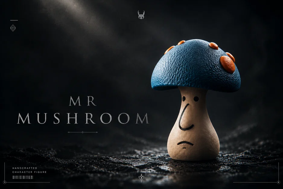Mr Mushroom - Mô hình thu nhỏ từ Hollow Knight - Image 2