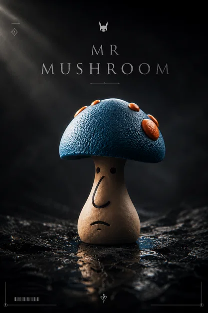 Mr Mushroom - Mô hình thu nhỏ từ Hollow Knight - Image 3