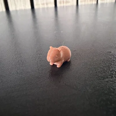 Mô hình 3D Capybara mini dễ thương để bàn