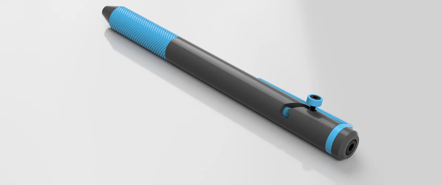 Bút Bi Bấm Cơ Học (Bolt-Action) với Grip Khía Răng Cưa (Tương thích ruột Parker G2) - Image 7