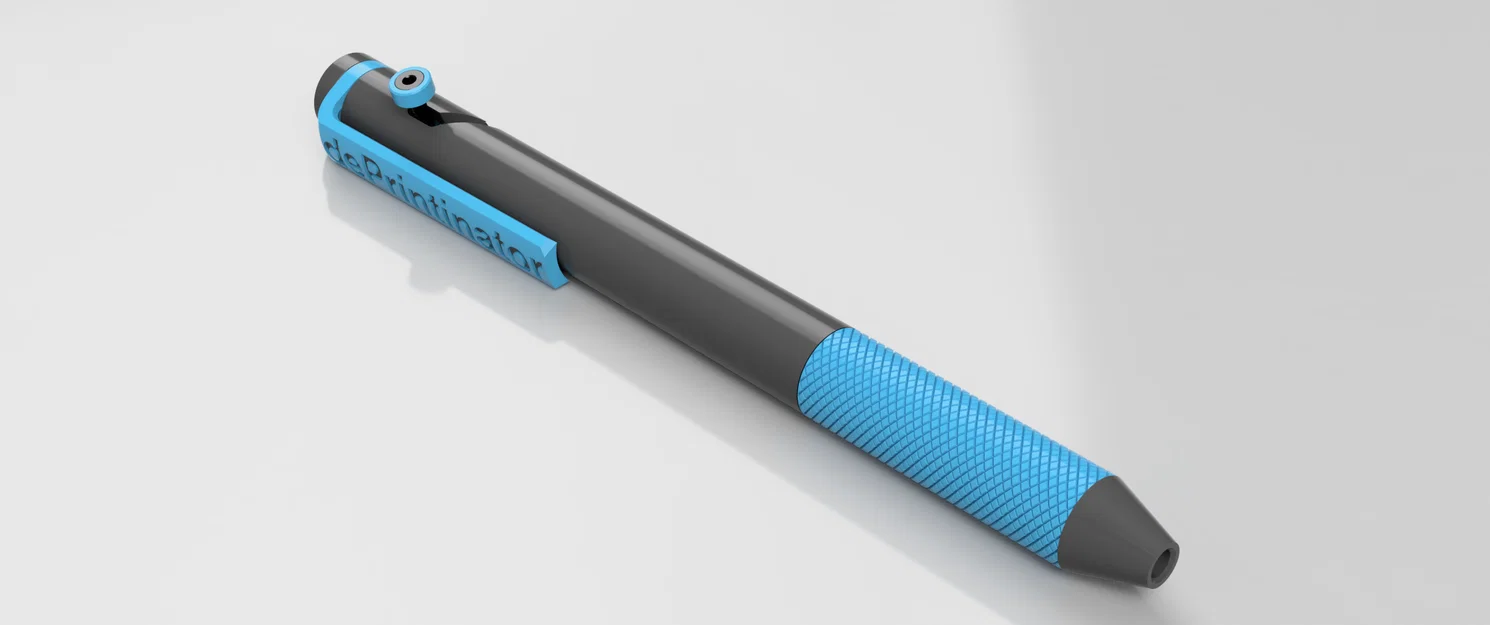Bút Bi Bấm Cơ Học (Bolt-Action) với Grip Khía Răng Cưa (Tương thích ruột Parker G2) - Image 11