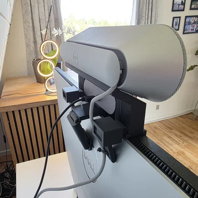 Giá treo loa Speakerphone — đặt soundbar phía trên webcam