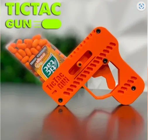 Súng đồ chơi bắn kẹo Tic Tac độc đáo - Mô hình in 3D cực vui - Image 1