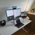 Giá kẹp USB Hub gắn dưới gầm bàn (in 2 cái) - Thumbnail 3