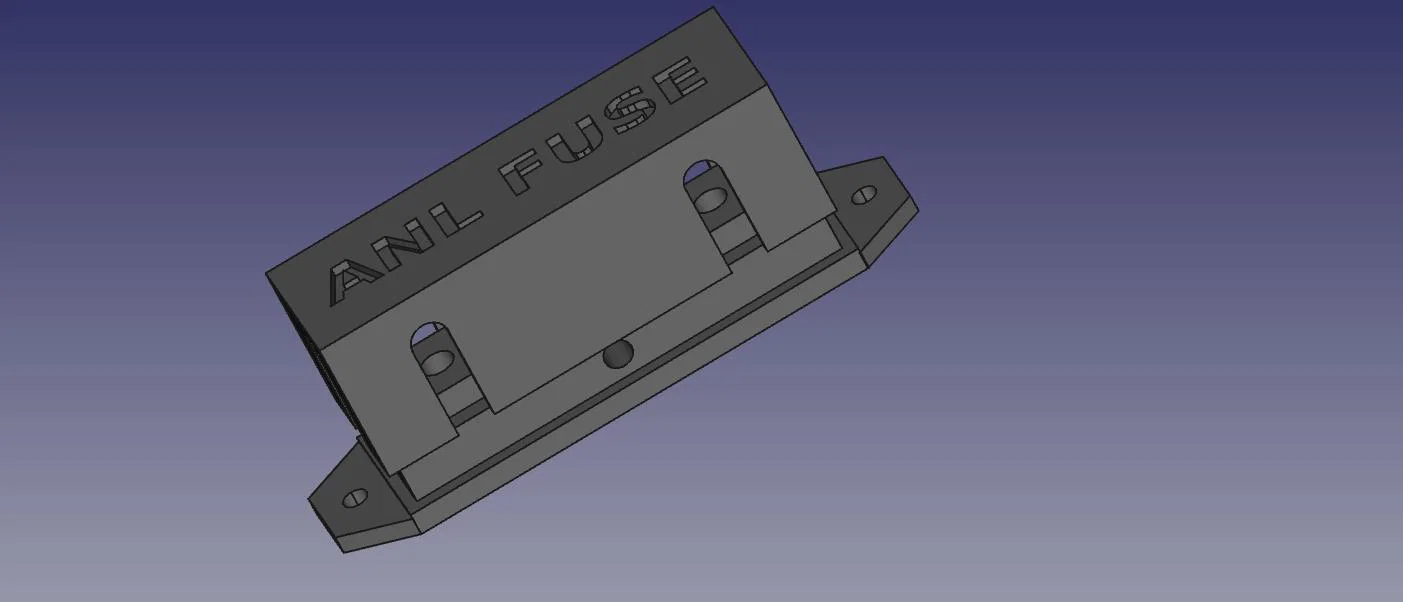 Hộp đựng cầu chì ANL Fuse holder tự in 3D chất lượng cao - Image 1