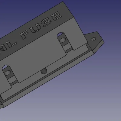 Hộp đựng cầu chì ANL Fuse holder tự in 3D chất lượng cao