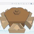 Hệ thống ngăn kéo lục giác Modular hexabox drawer v1 - Thumbnail 3