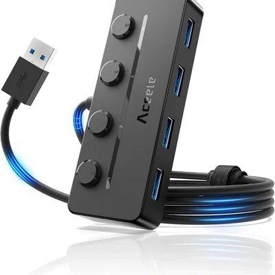 Giá treo dưới bàn cho bộ chia Aceele 4-Port USB Hub 3.0