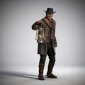 Mô hình 3D Hosea Matthews - Red Dead Redemption 2 chi tiết cao - Thumbnail 1