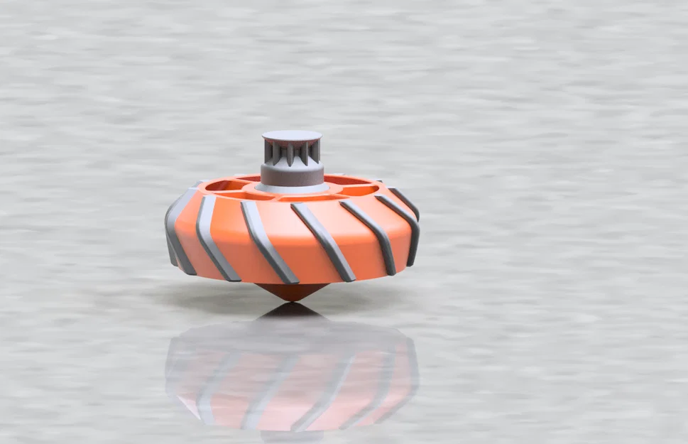 Tiger Stripe Spinner - Con quay chiến đấu họa tiết hổ - Image 2