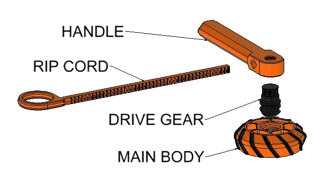 Tiger Stripe Spinner - Con quay chiến đấu họa tiết hổ - Image 5