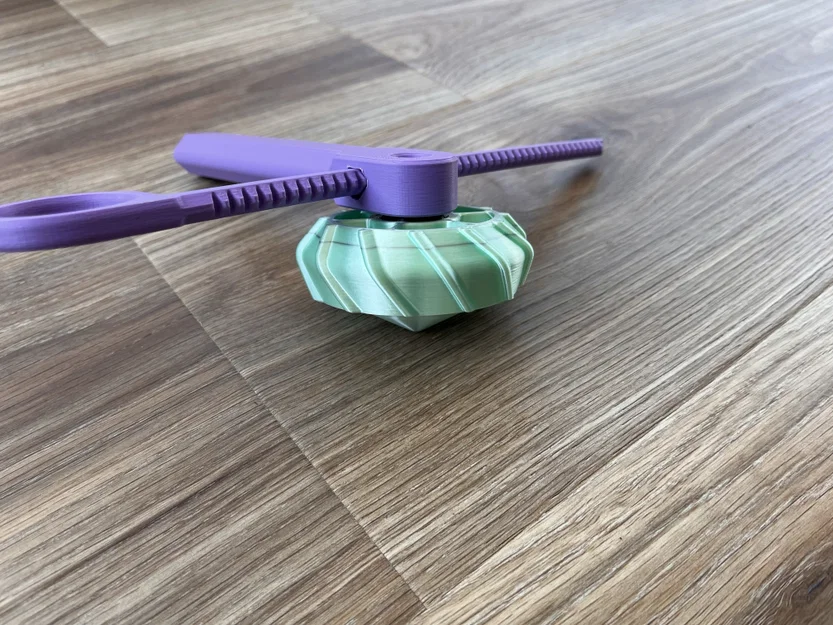 Tiger Stripe Spinner - Con quay chiến đấu họa tiết hổ - Image 6