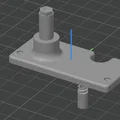 Đầu kết nối Extruder - Phiên bản 3 mảnh với ren M3 - Thumbnail 1