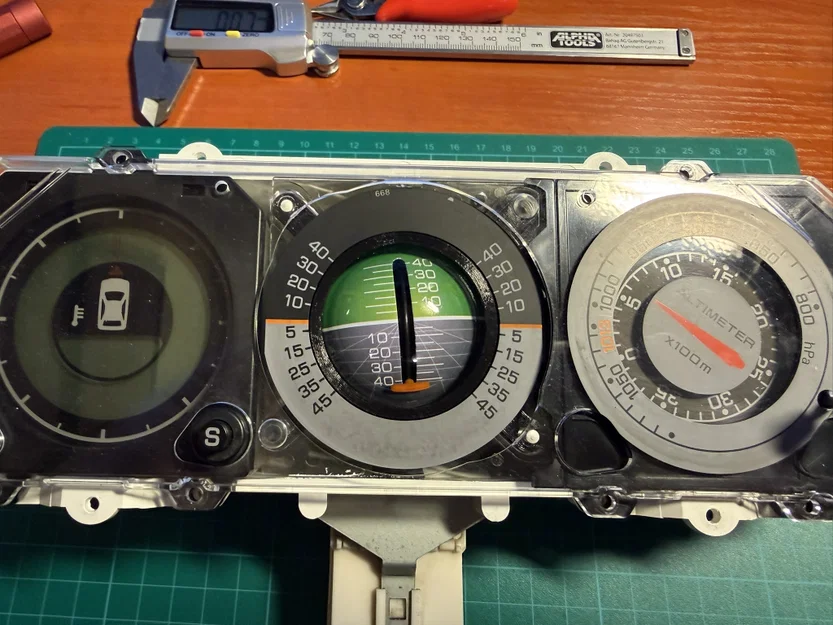 Bộ chuyển đổi thước đo độ nghiêng (Inclinometer) cho Pajero/Montero - Image 8