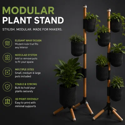 Chậu trồng cây treo tường dạng module (Modular Vertical Planter)