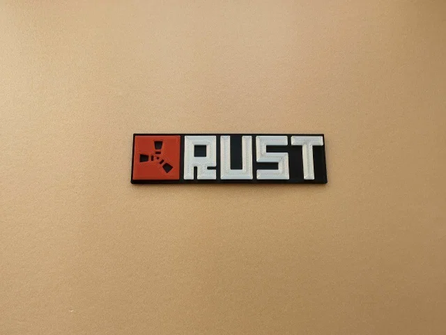 Mô hình logo RUST 3D cho game thủ - Tự in ấn tượng tại nhà - Image 2